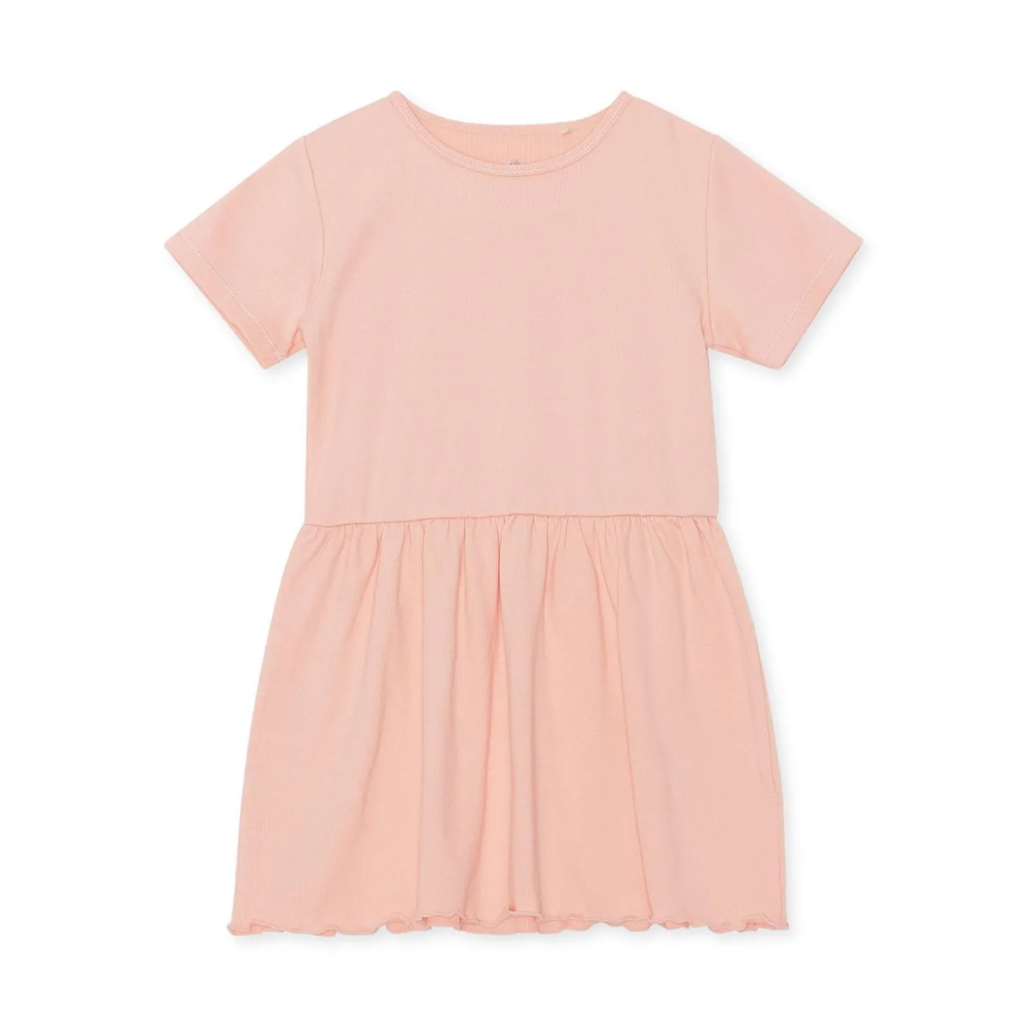 Konges Sløjd Niroli Kortaermet Kjole - Peach Melba*Born Kjoler & Nederdele