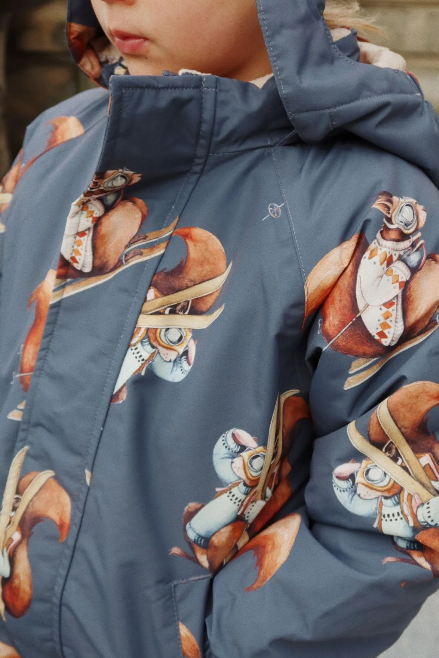 Konges Sløjd Nohr Flyverdragt Print - Val D´Isere Blue*Born Flyverdragter