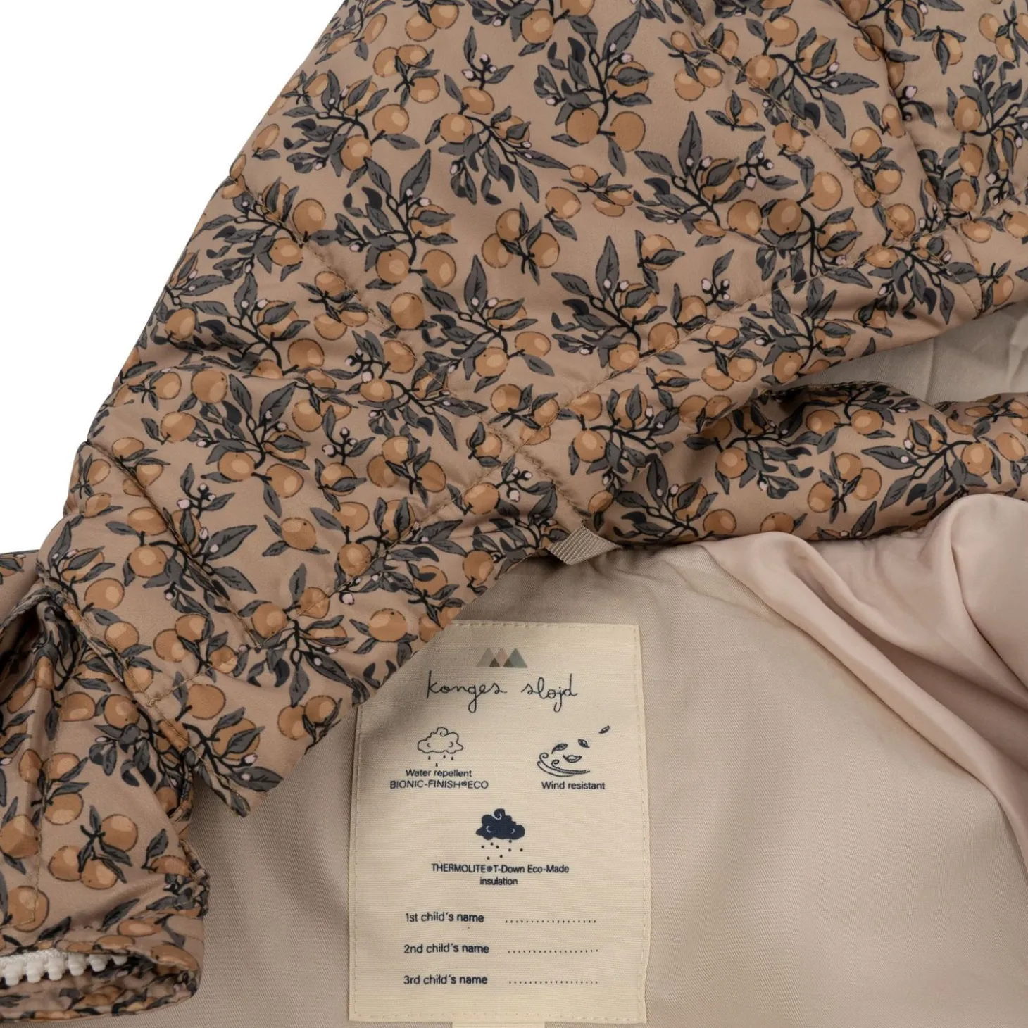 Konges Sløjd Nuka Lang Jakke - Orangerie Beige*Born Jakker