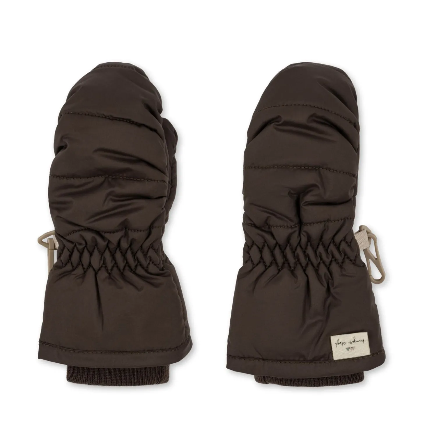 Konges Sløjd Nuka Vanter - Chocolate Brown*Born Vinter-Accessories