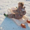 Konges Sløjd Oppustelig Snescooter - Cream Off White* Aktivitetslegetøj
