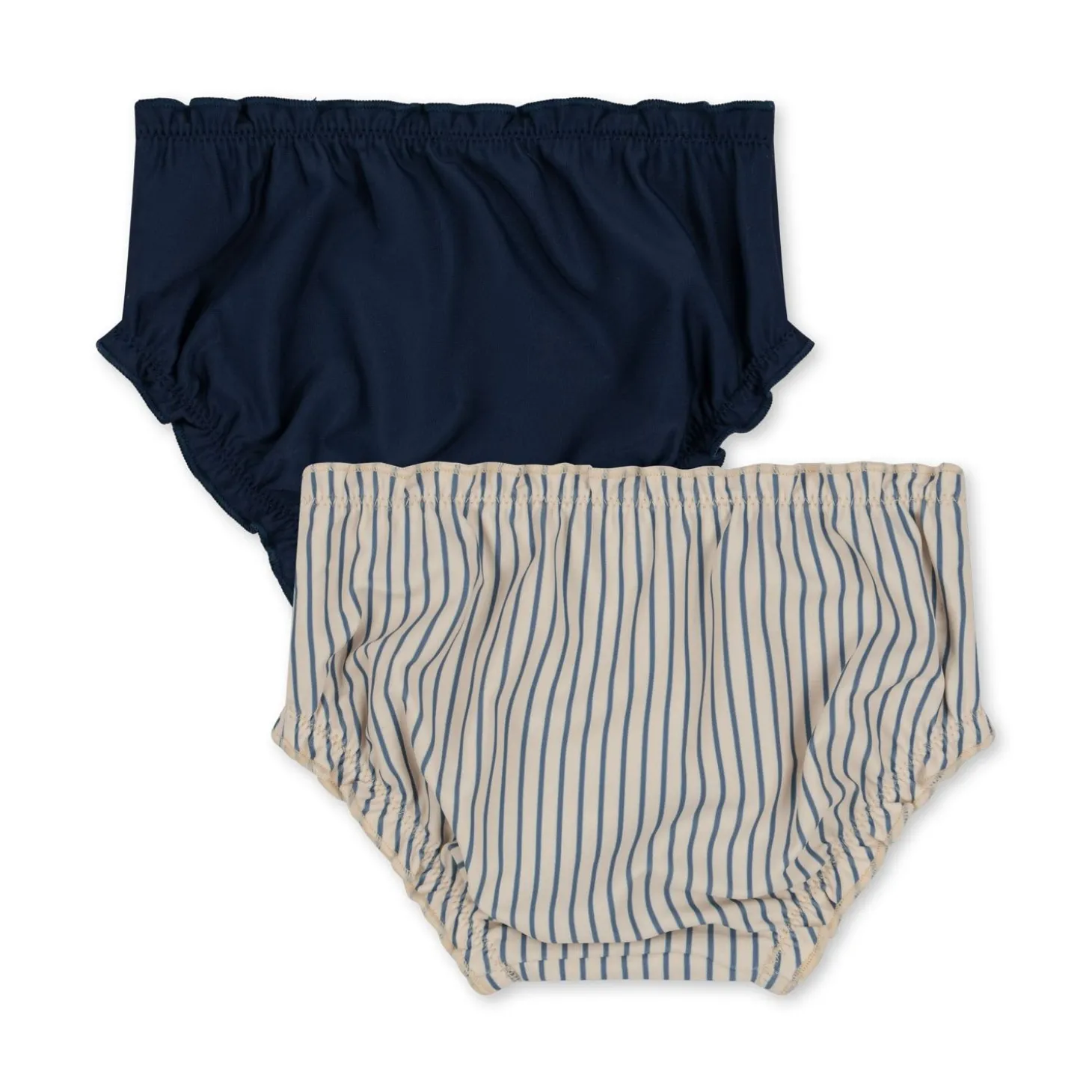 Konges Sløjd 2-Pak Collette Bikiniunderdel Til Baby - Blue Stripe*Born Badebukser & Bluser