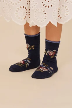 Konges Sløjd 2-Pak Flower Sokker Med Jacquardmonster - Flower*Born Sokker & Undertøj