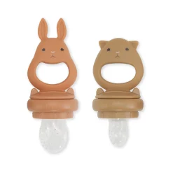 Konges Sløjd 2-Pak Frugtsutter - Almond/Terracotta* Bideringe