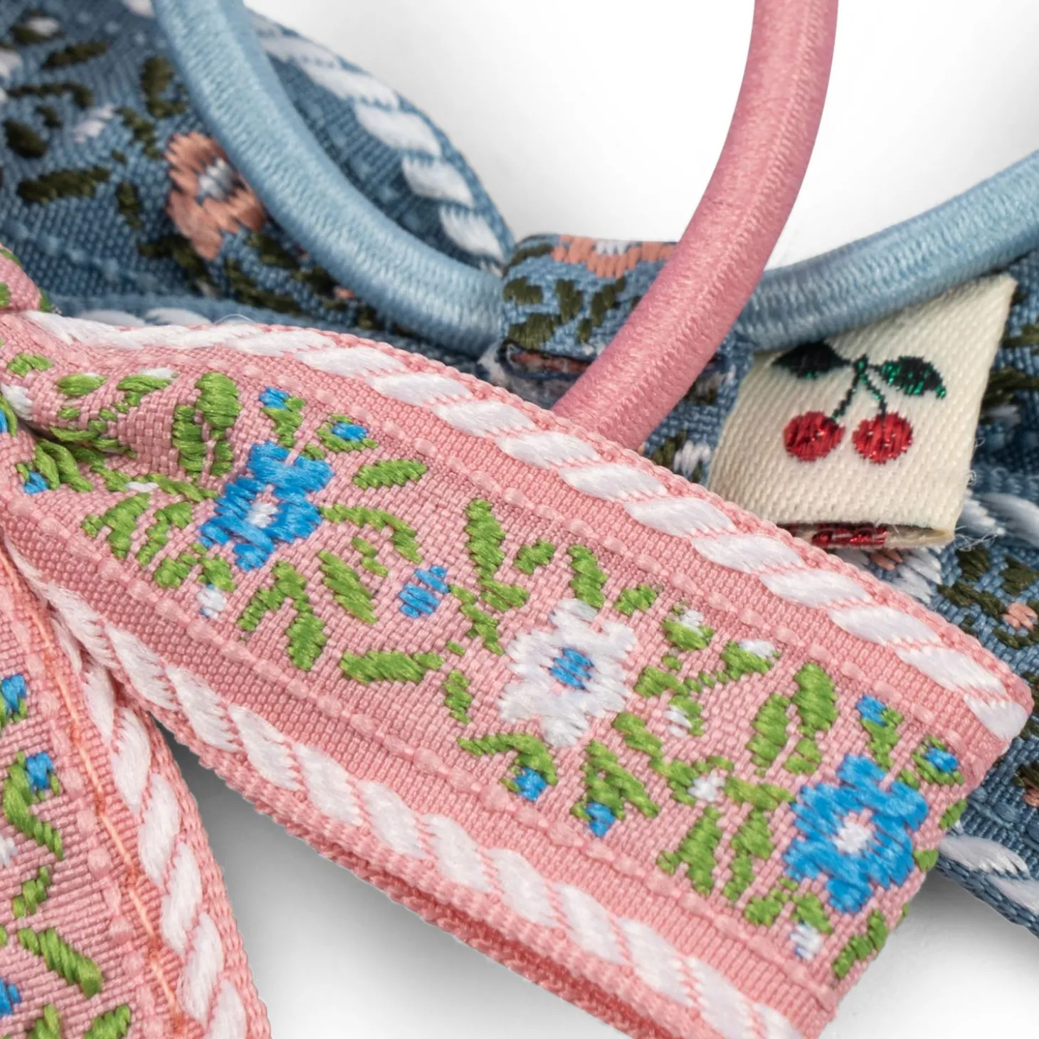 Konges Sløjd 2-Pak Harelastikker Med Slojfe - Sorbet*Born Haraccessories