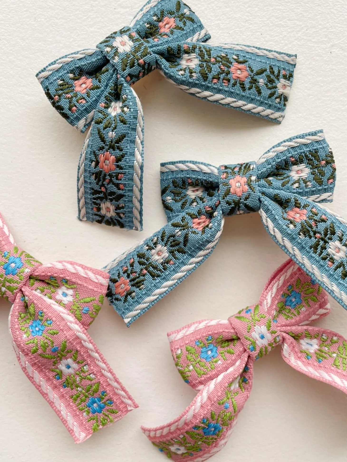 Konges Sløjd 4-Pak Harspaender Med Slojfe - Sorbet*Born Haraccessories