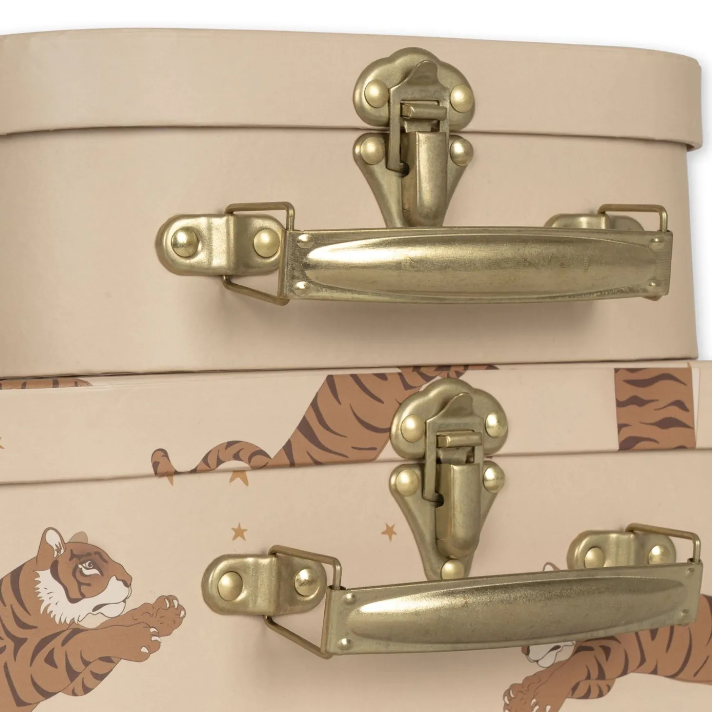 Konges Sløjd 2-Pak Kuffert - Tiger Sand* Kufferter & Organisering