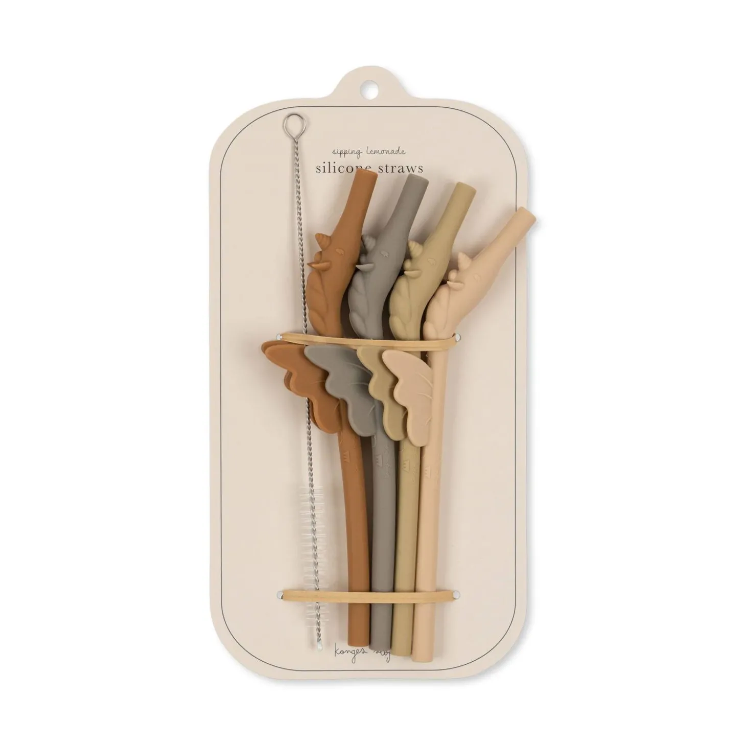 Konges Sløjd 4-Pak Silikonesugeror Enhjorning - Earth Mix* Borddaekning