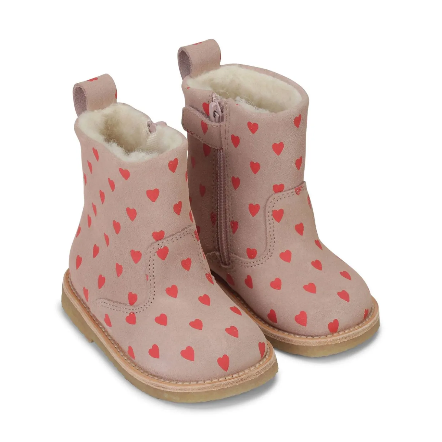 Konges Sløjd Pippi Hearts Pull On Boots - Hearts*Born Støvler