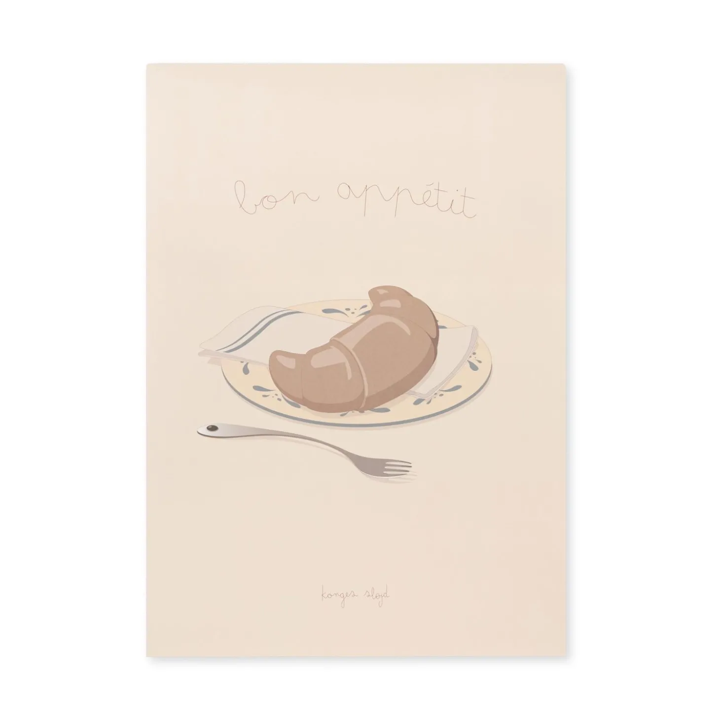 Konges Sløjd Plakat - Bon Appetit* Dekoration & Indretning