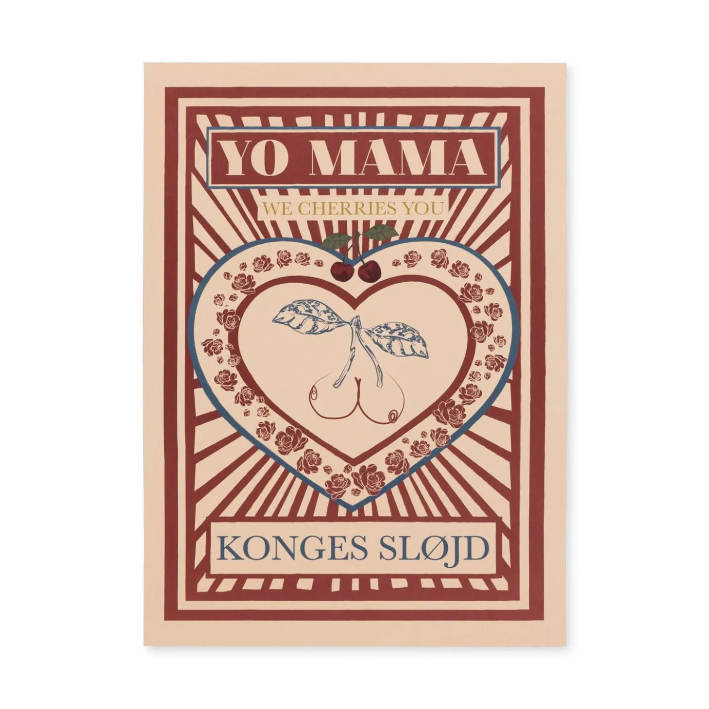 Konges Sløjd Plakat A3 - Heart* Dekoration & Indretning