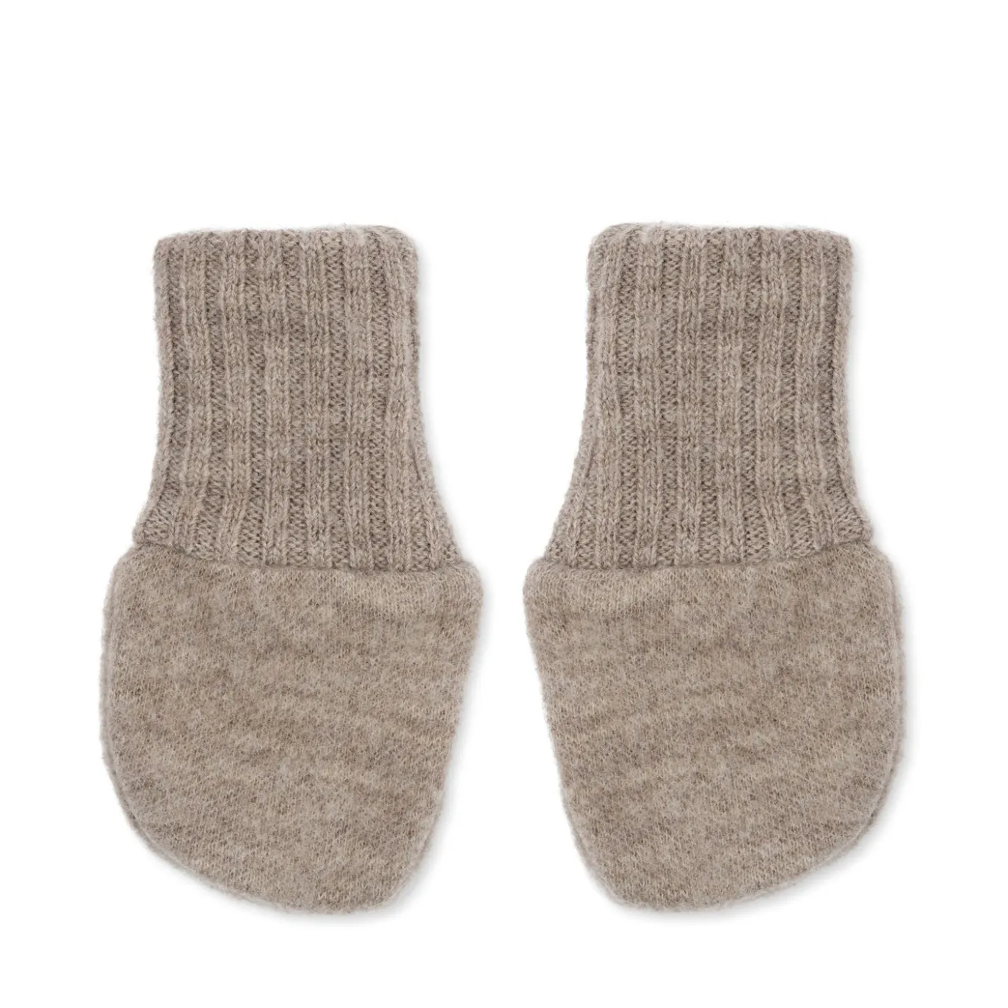 Konges Sløjd Saga Fleece Luffer - Oat Melange*Born Vinter-Accessories