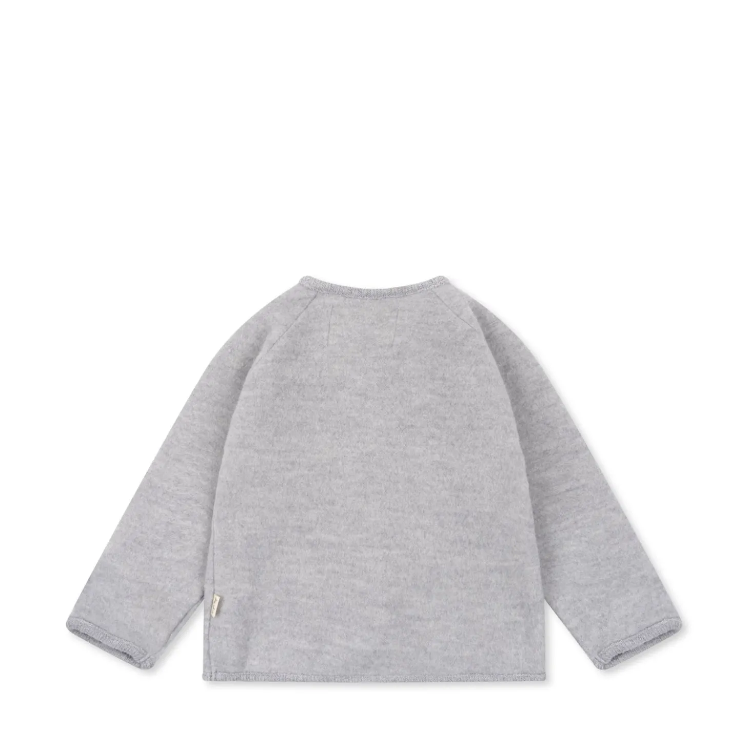 Konges Sløjd Saga Fleececardigan - Grey Melange*Born Cardigans