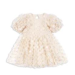 Konges Sløjd Sally Kjole - Pearled Ivory*Born Kjoler & Nederdele