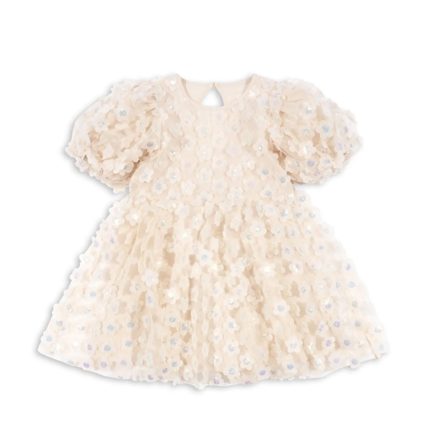 Konges Sløjd Sally Kjole - Pearled Ivory*Born Kjoler & Nederdele