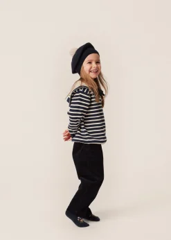 Konges Sløjd Seala Strikket Bluse - Blue Stripe*Born Overdele