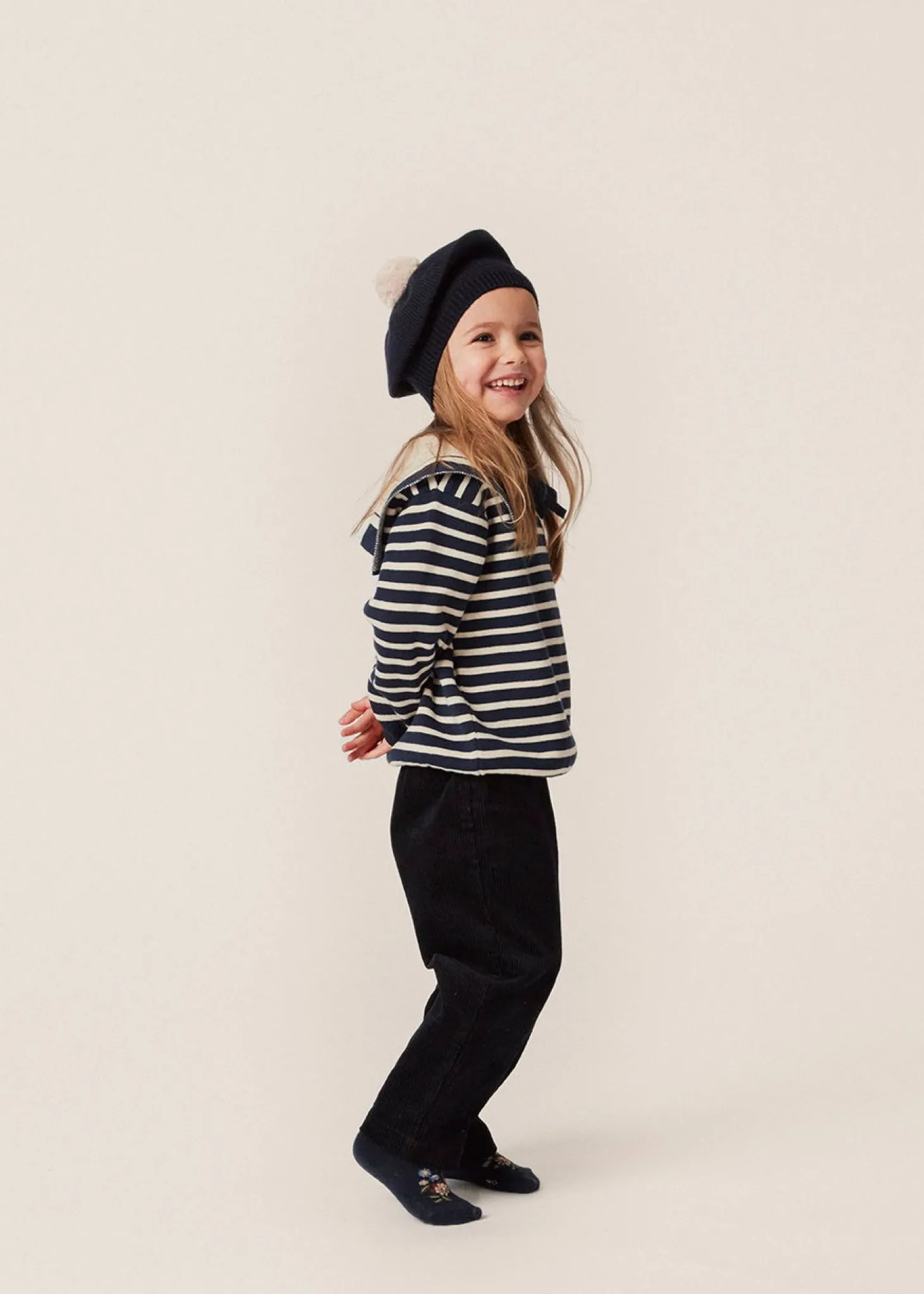 Konges Sløjd Seala Strikket Bluse - Blue Stripe*Born Overdele