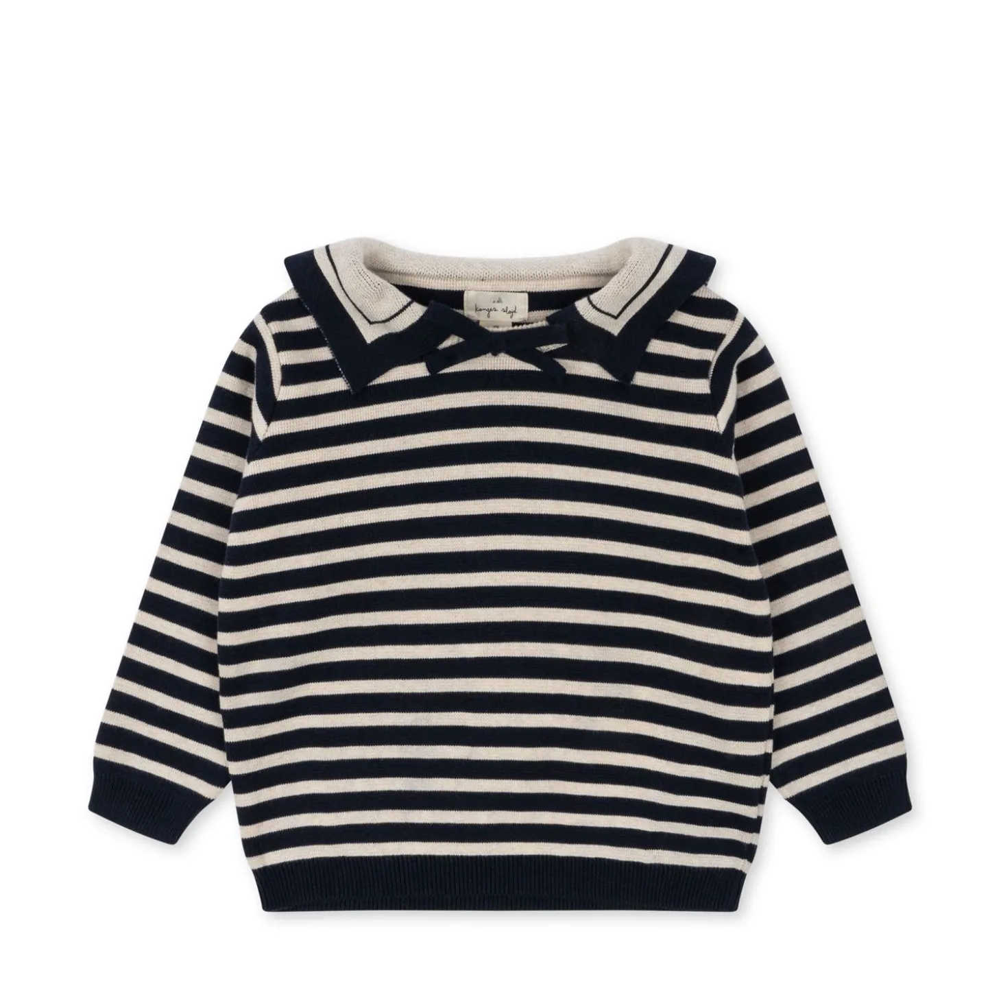 Konges Sløjd Seala Strikket Bluse - Blue Stripe*Born Overdele