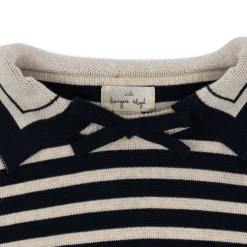 Konges Sløjd Seala Strikket Bluse - Blue Stripe*Born Overdele