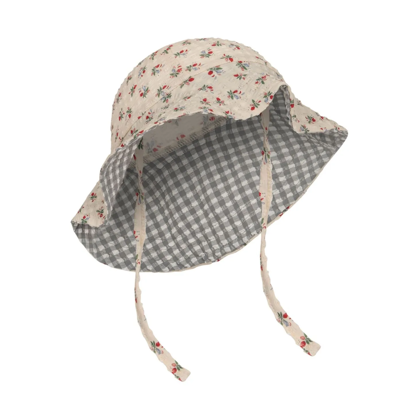 Konges Sløjd Seraphine Solhat - Fleur Tricolore*Born Hatte & Huer