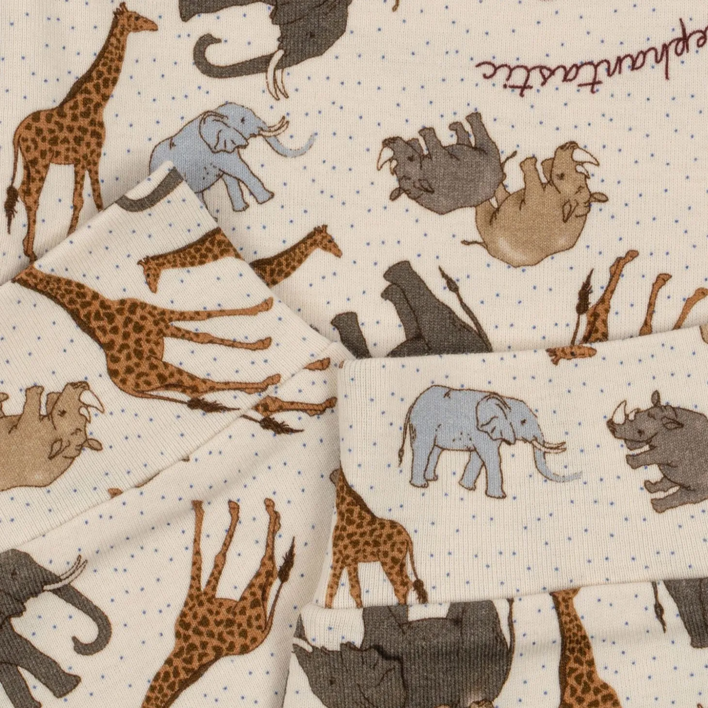 Konges Sløjd Sleepy Pyjamas - Elephantastic*Born Nattøj