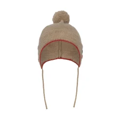 Konges Sløjd Sonja Strikket Hue - Beige Melange*Born Hatte & Huer