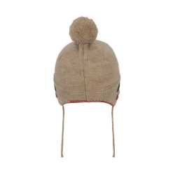 Konges Sløjd Sonja Strikket Hue - Beige Melange*Born Hatte & Huer