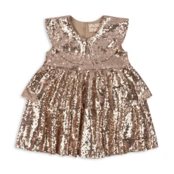 Konges Sløjd Starla Pailletkjole - Gold Blush*Born Kjoler & Nederdele
