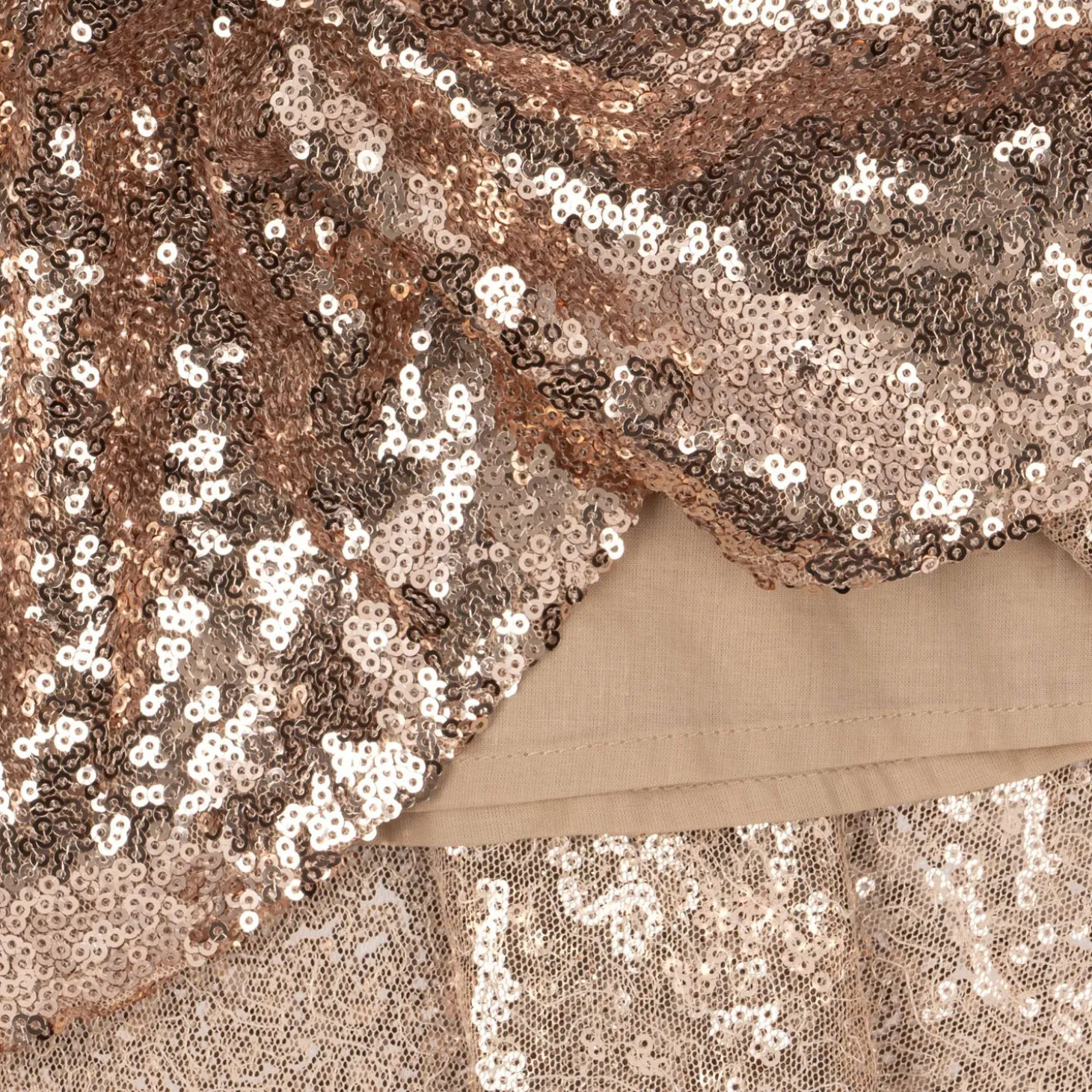 Konges Sløjd Starla Pailletkjole - Gold Blush*Born Kjoler & Nederdele