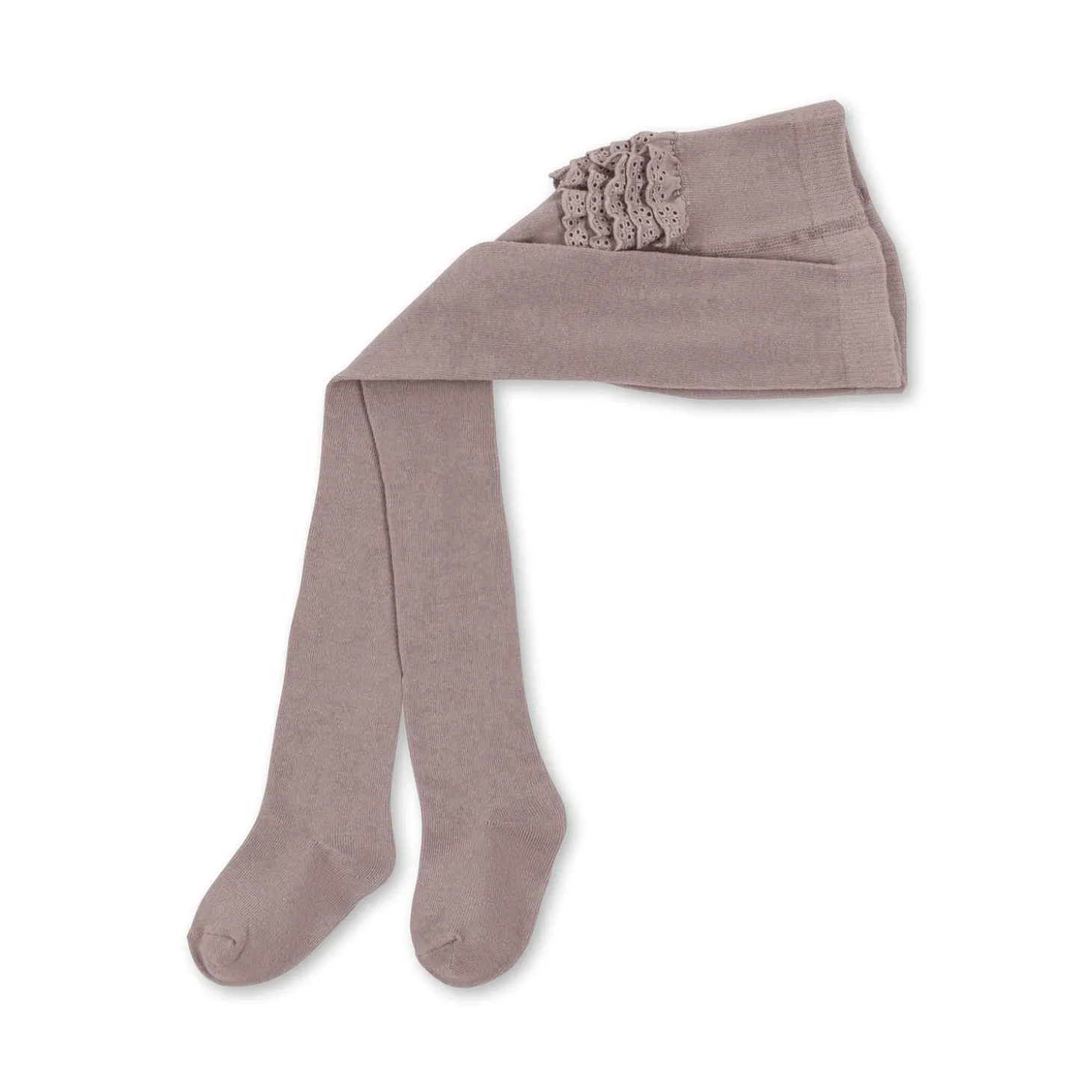 Konges Sløjd Strompebukser Med Flaeser - Lavender Mist*Born Sokker & Undertøj