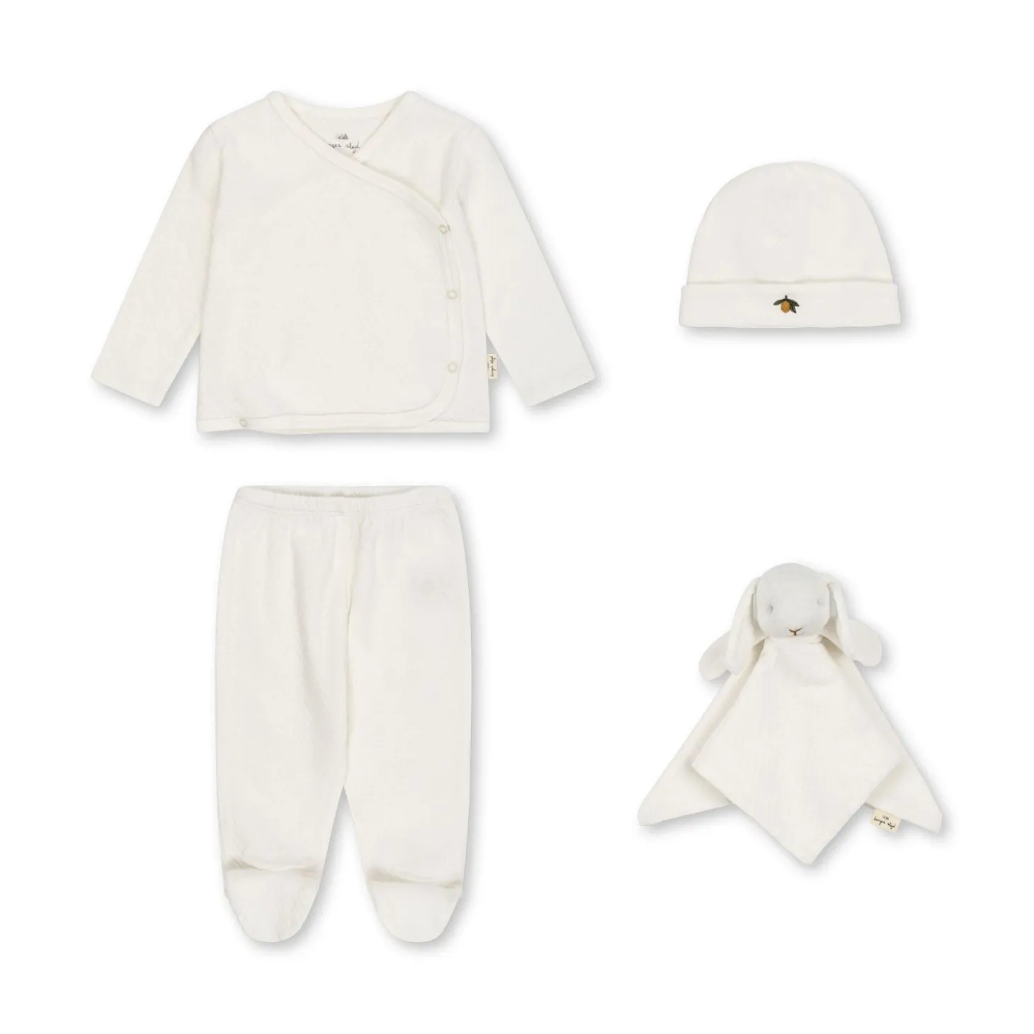 Konges Sløjd Sui Barselspakke - Pure White*Born Overdele
