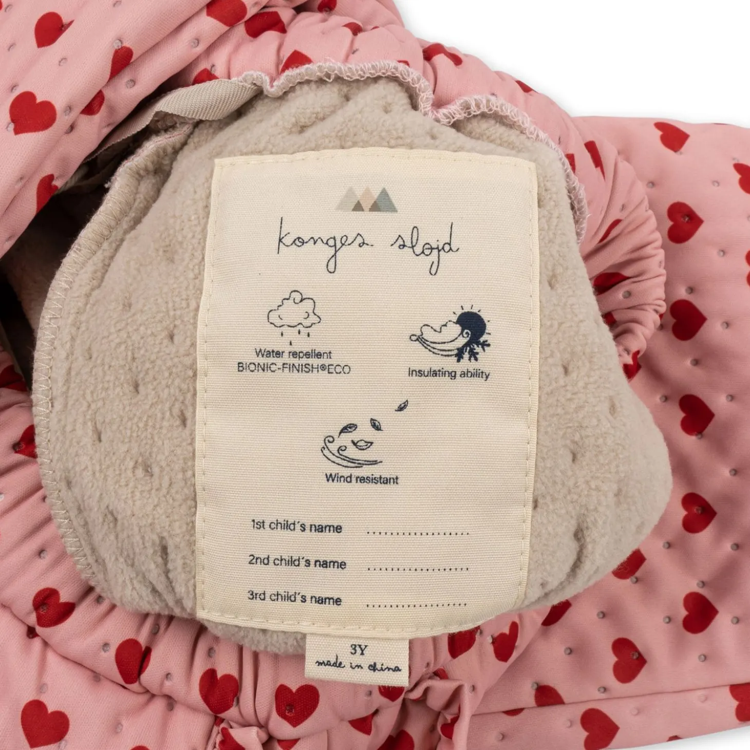 Konges Sløjd Termo Flaese Bukser - Coeur Mellow*Born Termotøj