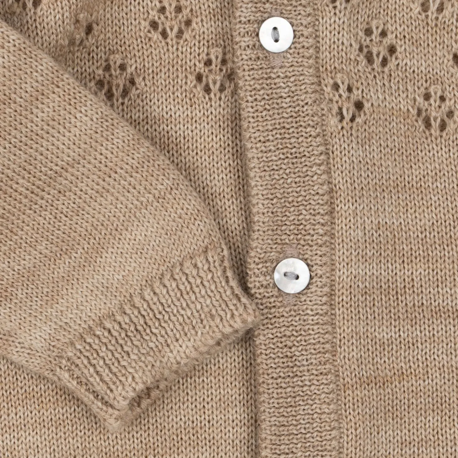 Konges Sløjd Tomama Heldragt Med Hulmonster - Beige Melange*Born Heldragter