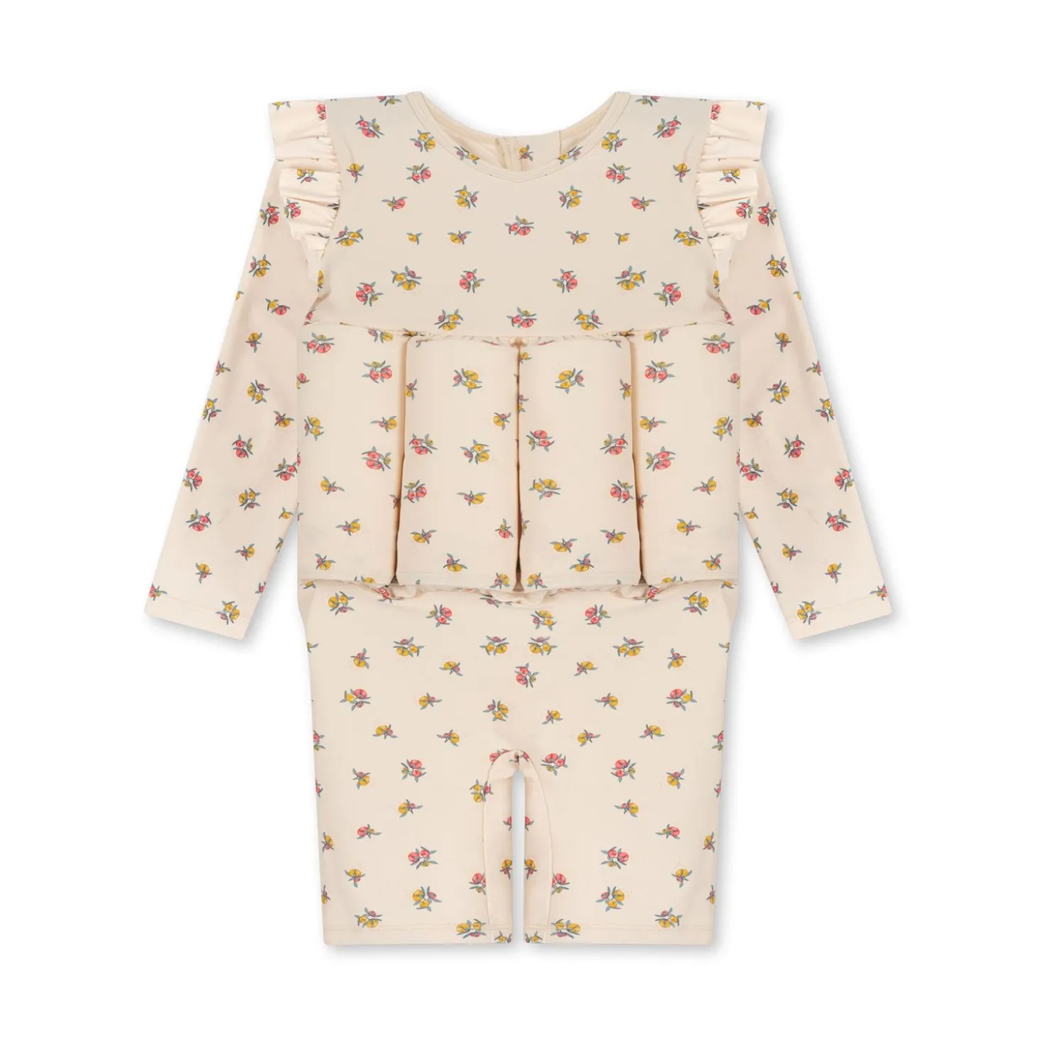 Konges Sløjd Uv Flydedragt Med Flaeser - Peonia Rose*Born Svømmeveste