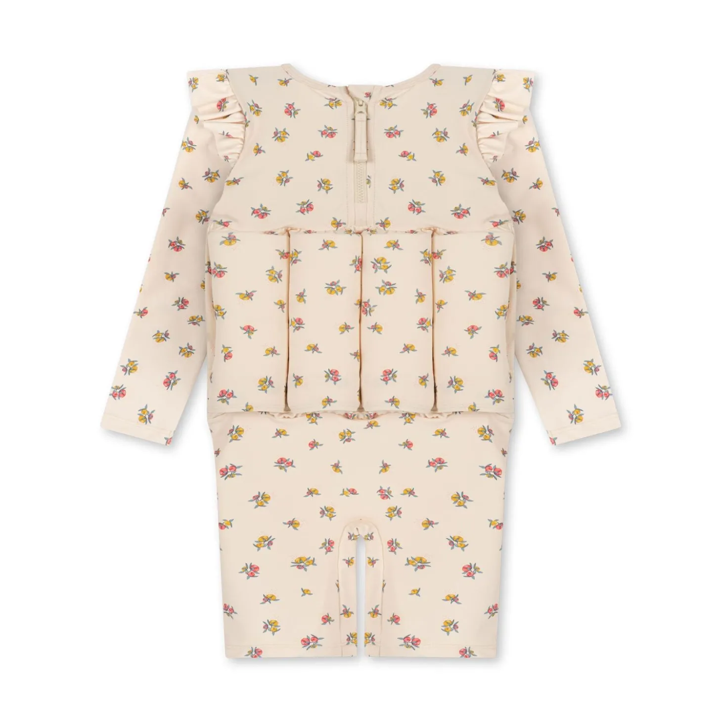 Konges Sløjd Uv Flydedragt Med Flaeser - Peonia Rose*Born Svømmeveste