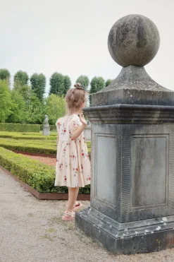 Konges Sløjd Vida Kjole Med Pufaermer - Ladybug*Born Kjoler & Nederdele