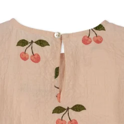 Konges Sløjd Vida Kjole Med Pufaermer - Ma Grande Cerise Pink*Born Kjoler & Nederdele
