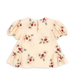 Konges Sløjd Vida Top Med Pufaermer - Ladybug*Born Overdele