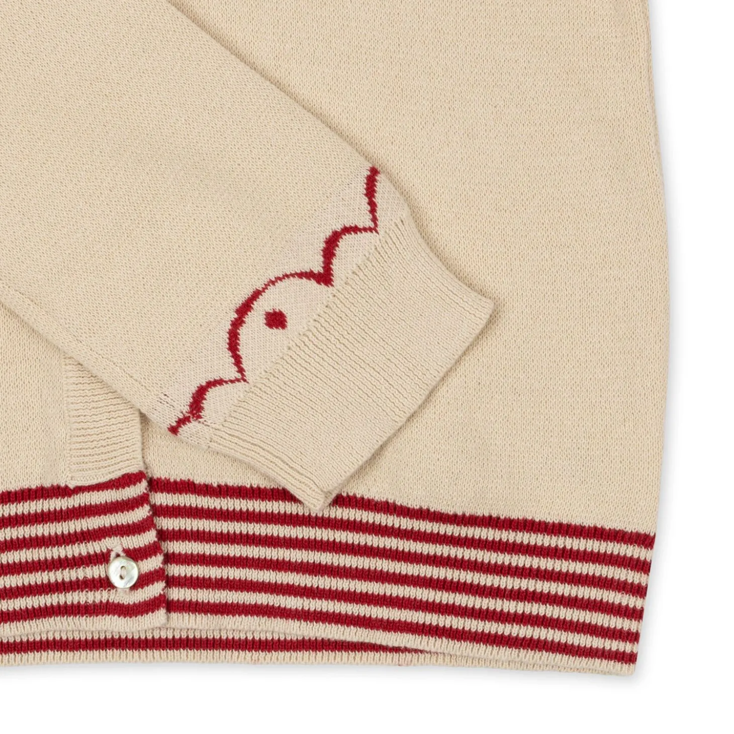 Konges Sløjd Whamie Strikket Cardigan - Off White*Born Cardigans